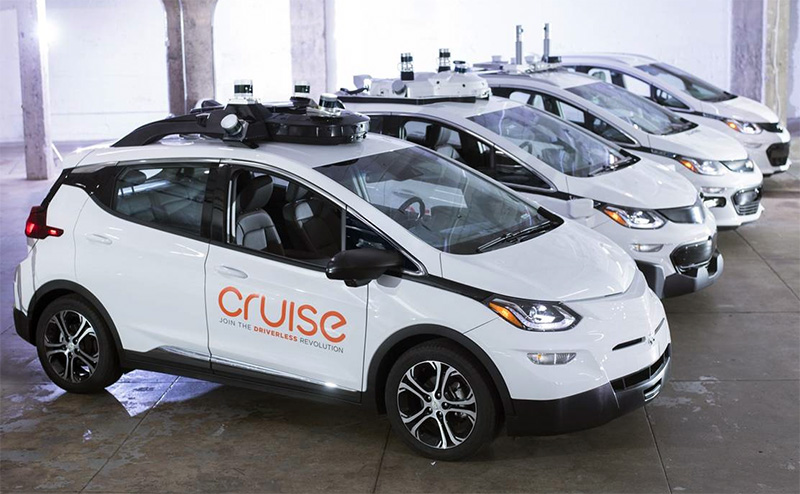 GM Cruise self-driving cars