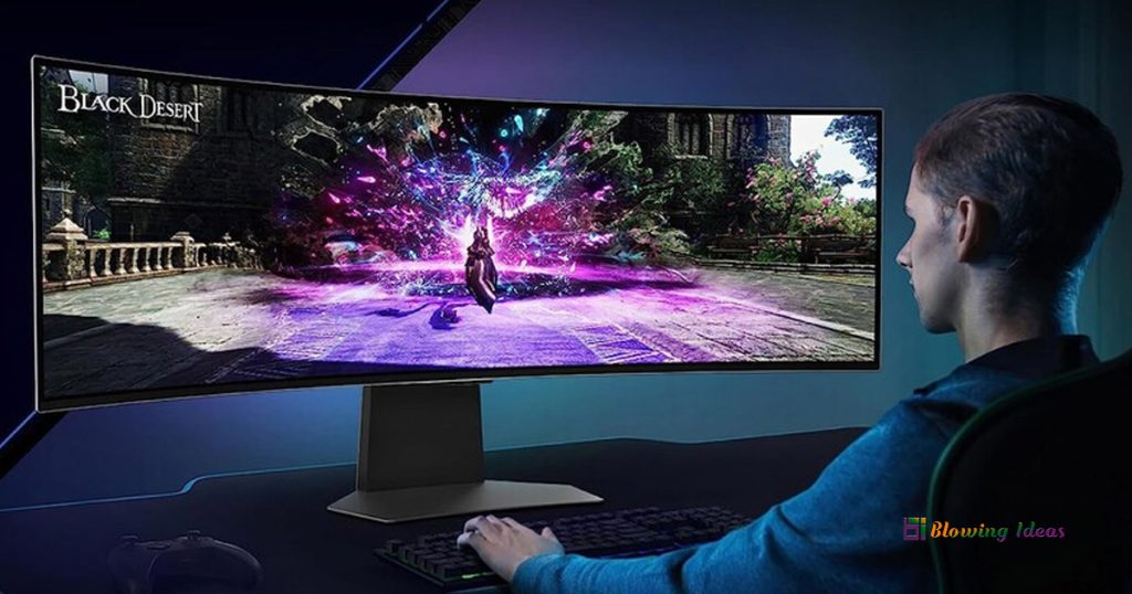 Samsung introduced a new 49-inch curved OLED monitor in China