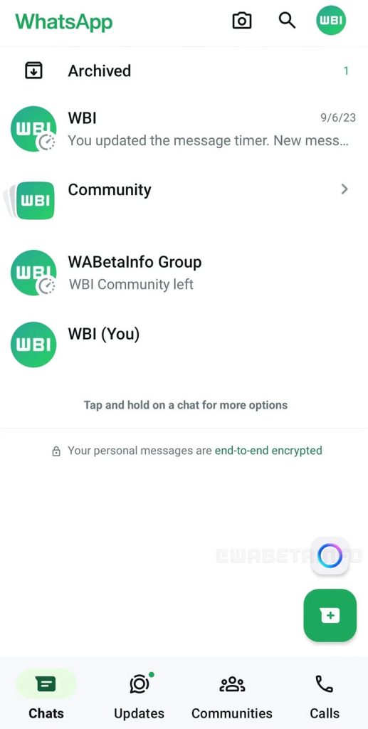 WhatsApp AI chatbot