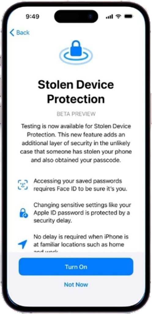 Stolen Device Protection